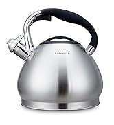 the kettle is made of stainless steel.