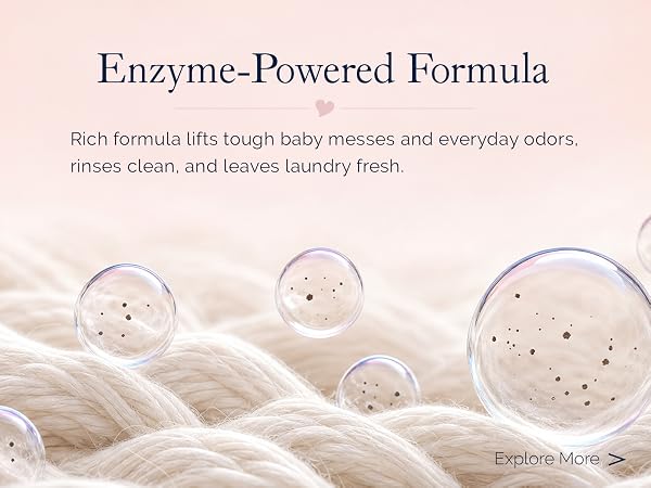 Noodle & Boo Baby Laundry Essentials Ultra-Safe Laundry Detergent - Enzyme Powered