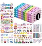 80 Pcs Color Clothes Pins 2.9inches