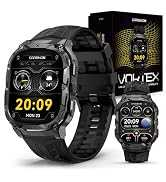 CARBINOX Vortex Smartwatch (Answer/Make Calls), Military-Grade Rugged Fitness Tracker, IP69K Wate...