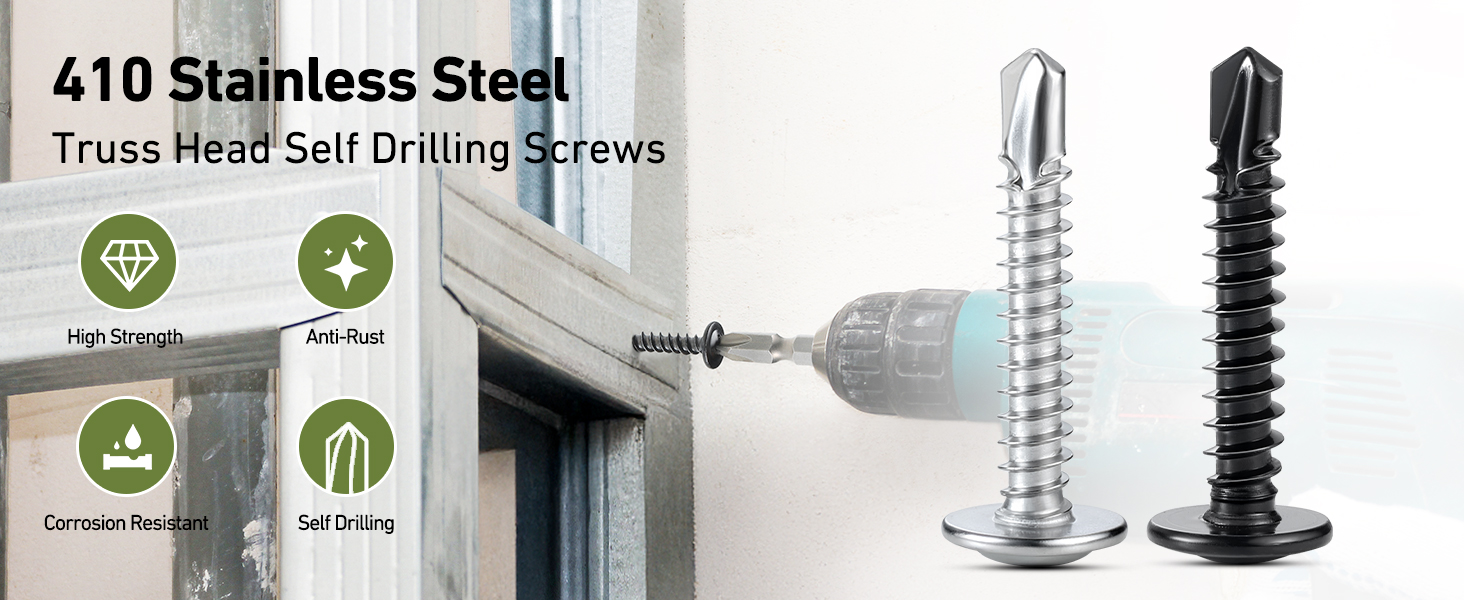 truss head self drilling screws