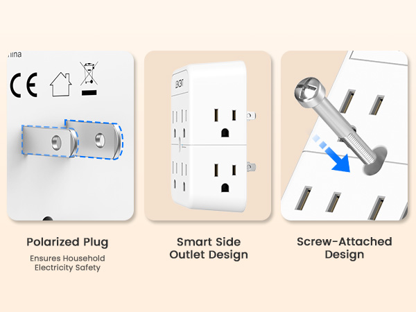 2 to 3 prong outlet adapter