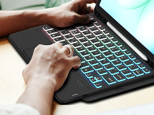 samsung A11 Plus keyboard trackpad backlit