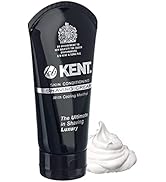 Kent Shaving Cream SCT1 Tube, Superior Men Smooth Cooling Menthol Shave Cream, No More Nicks, Cut...