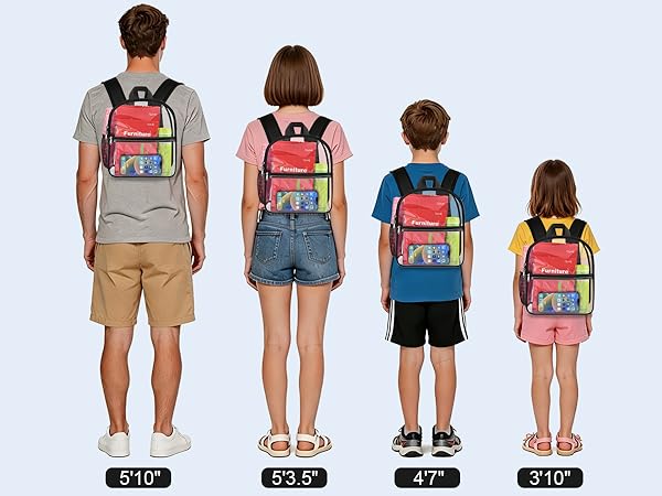 clear bag for stadium events clear backpack