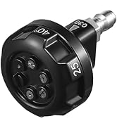 FIXFANS Pressure Washer Nozzle, 6 in 1 Quick Change Over Spray Nozzle, Adjustable High Power Wash...