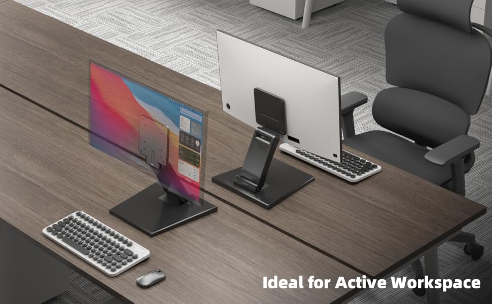 low profile monitor stand