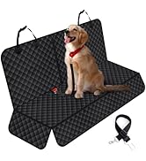 Dog Car Seat Cover for Back Seat, Waterproof Back Seat Cover for Dogs, Scratchproof Bench Seat Co...