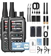 BAOFENG UV-5R Mini Ham Radio Handheld Long Range Walkie Talkies with Airband Reception Wireless A...