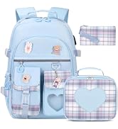 ACESAK Backpack for Girls - Bookbag Backpacks Schoolbag for Girls Kids Teen Women Casual Travel D...