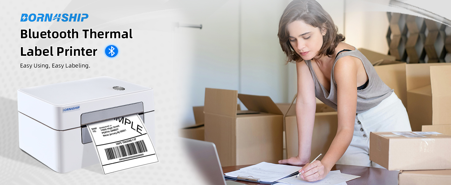 4x6 Shipping Label Printer,Bluetooth Thermal Printer,4x6 Thermal Printer,4x6 printer
