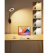 Wall Mounted Reading Light, Bedside Headboard Lights with 10W USB Output Fast, 5 Dimmable & 4 Col...