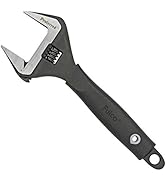 Proferred Plumbing Adjustable Wrench, Black Phosphate Finish, 4 Available Size Options 6-inch, 8-...