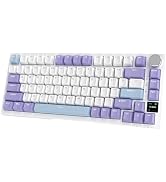 DAIDAI×AJAZZ AK820 PRO 75% Hot Swap Gasket Mount Mechanical Keyboard with TFT Display and Knobs, ...