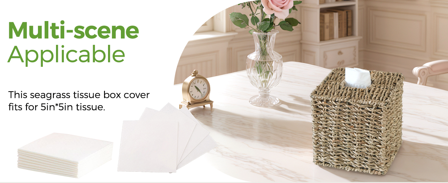 country rustic tissue box cover