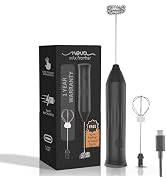 Nova Rechargeable Milk Frother & Coffee Whisker with Dual Spring Tech (Simple)
