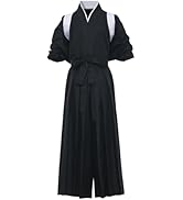 Japanese Samurai Hakama Uniform Traditional Aikido Kendo Martial Arts Anime Costume