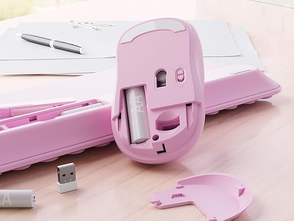 WIRELESS COMPUTER KEYBOARD AND MOUSE