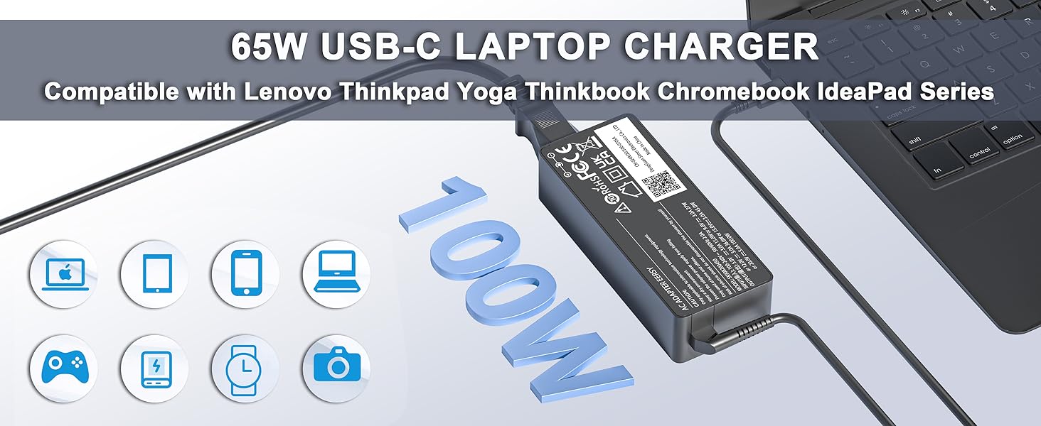 Charger Compatible with Lenovo Thinkpad yoga