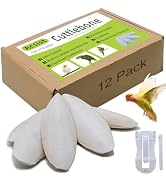 Acsist 4.3"-4.7" Cuttlebone for Birds,Natural Cuttlefish Bone for Parakeets, Cuddle Bones for Sha...