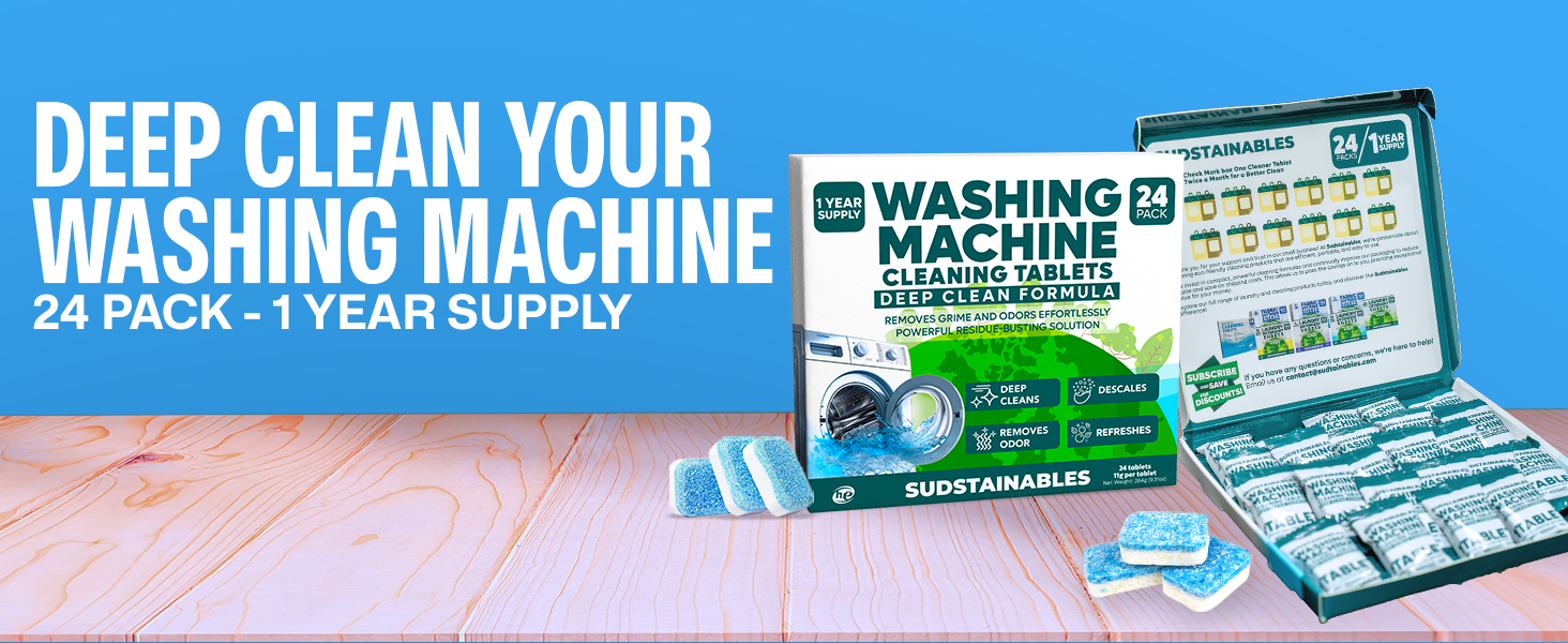 washing machine cleaner, washing machine cleaning tablets, washing machine cleaner