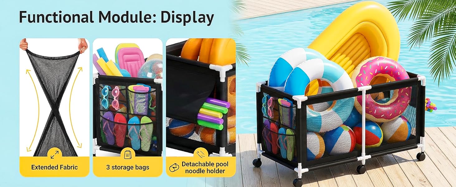 Pool Storage Bin