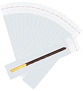 FVOLREM 220 Pcs 2x10 Inch Self-Sealing Clear Cellophane Bags, Resealable Plastic Pretzel Rod Bags...