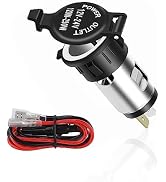 Car Cigarette Lighter Socket - 12V Cigarette Lighter Socket with Waterproof Cover & Extension Cab...