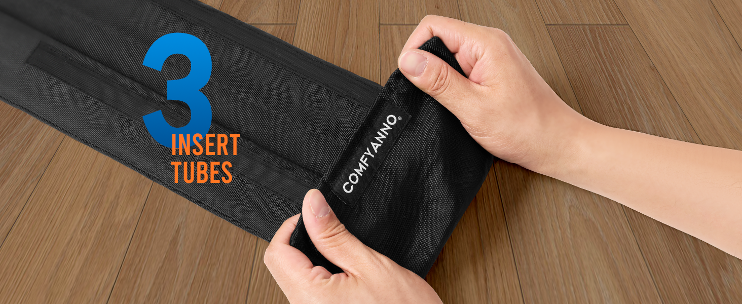 velcro strip under door draft blocker