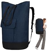 Laundry Bag Backpack Extra Large, Heavy Duty Laundry Bag With Straps, Gifts for College Students,...