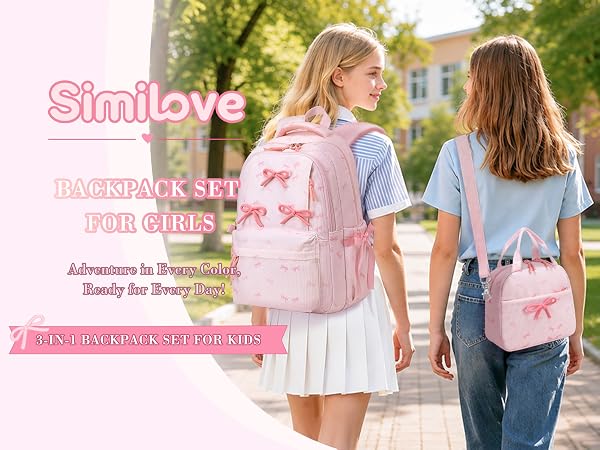 bow backpack for girls