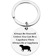 PLwelth Capybara Keychain Cute Keychain for Women Men Appreciation Keychain for Best Friends Funn...