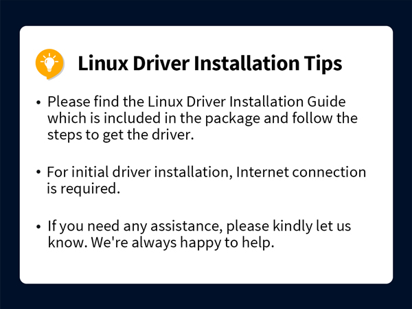 Linux Driver Installation Reminder for the Setup of the Linux USB WiFi Adapter