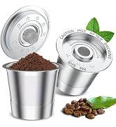 2 Pack K Cup Reusable Coffee Pods for Keurig: Stainless Steel Refillable K Cup - Reusable Coffee ...