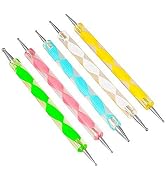 Goliton Nail Art Design Dotting Painting Drawing Polish Brush Pen Dotting Tools Set for Nail Art,...