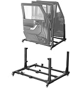 VEVOR Jeep Door Storage Cart, 4 Doors Moveable Storage Cart Rack with Thickened Rubber Cushion, S...