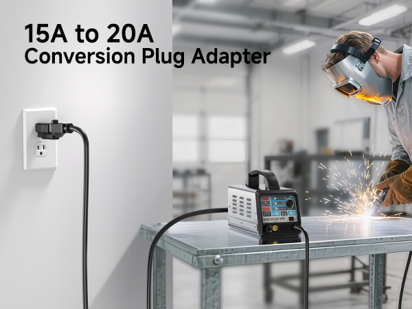 15 Amp to 20 Amp Adapter Plug