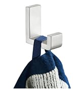 brushed nickel towel hook