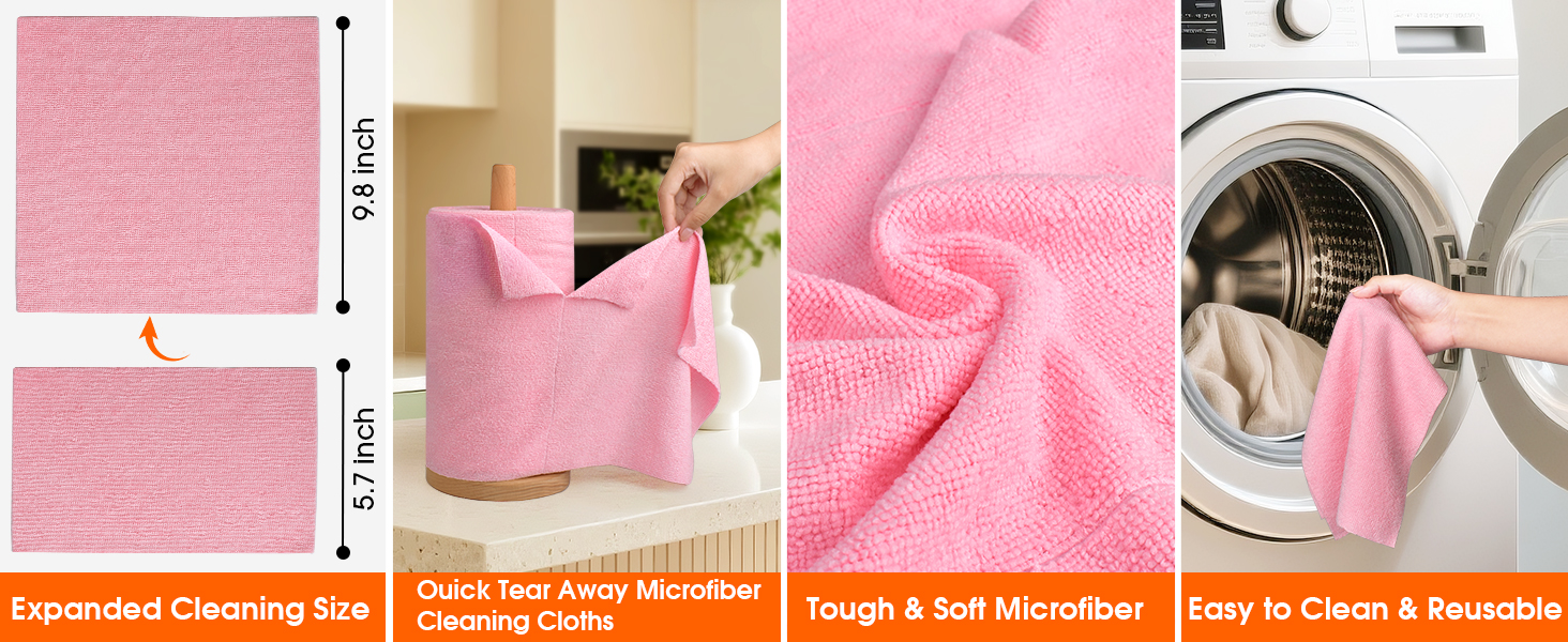 Tear Away Microfiber Towels