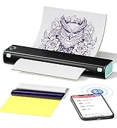 Itari M08F Wireless Tattoo Stencil-Printer - Tattoo Transfer Machine Thermal Copier with 10pcs Tr...