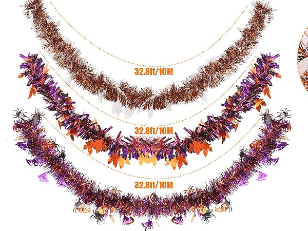 Halloween Tinsel Garland