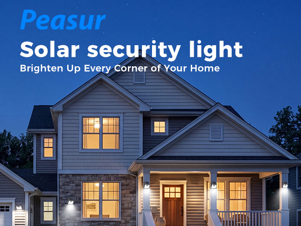 solar sensor lights outdoor motion detection