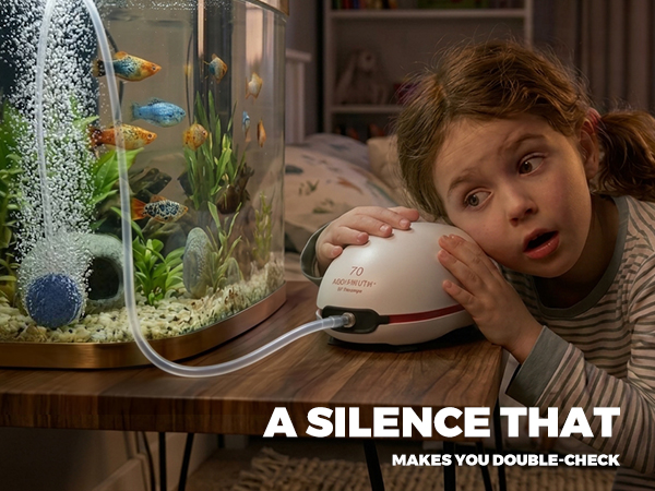 silent aquarium air pump