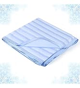 Ailemei Direct Cooling Blanket for Hot Sleepers,Double Sided Cold Effect,King Size Lightweight Br...