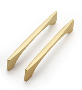 brushed brass cabinet handles