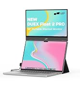 Mobile Pixels Duex Float 2 Pro 16" 2.5K Portable Laptop Monitor, Ultra-Thin Dual Laptop Screen Ex...