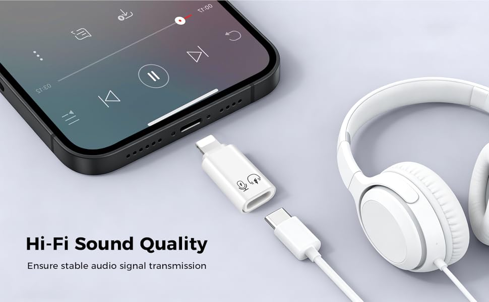 Compatible with USB-C Headphones