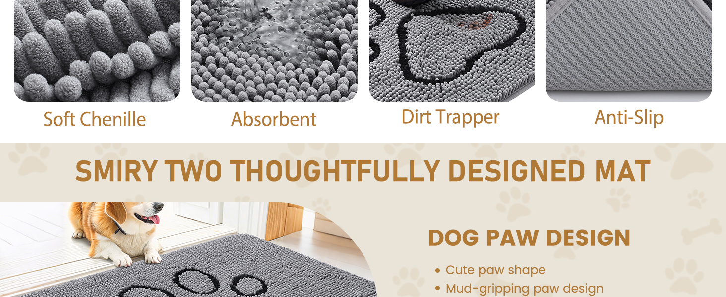 Non-Slip Textured Rubber Base