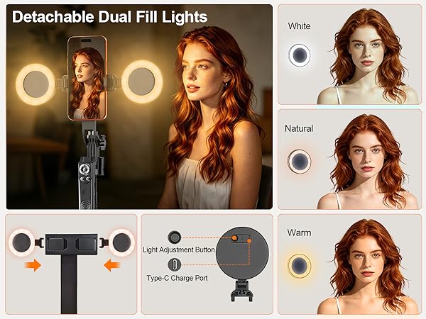 tripod with light