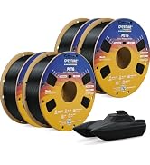 OVERTURE 4KG Bundle PETG 3D Printer Filament 1.75mm, Neatly Wound Durable PETG 4 Pack 1kg(2.2lbs)...